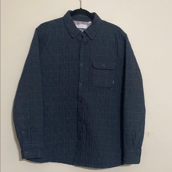 Five four jacket mens XL quilted Dark Gray Button-Up lightweight outdoor casual - Picture 10 of 10